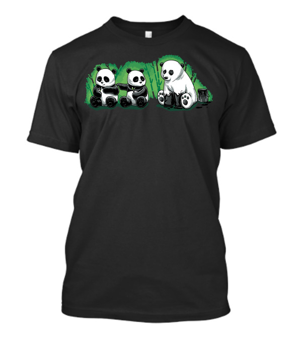 Just A Little Paint Panda Color Switch Mischief T-Shirt