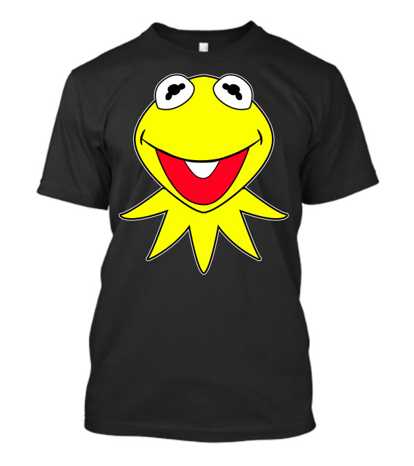 Kermit Muppets Uomo Yellow Smiling T-Shirt