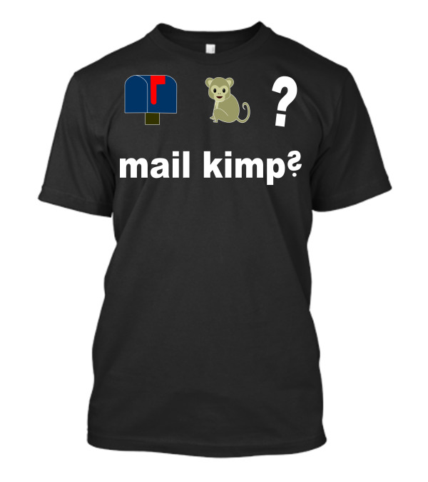 Mail Kimp Mailbox Monkey Question Mark T-Shirt