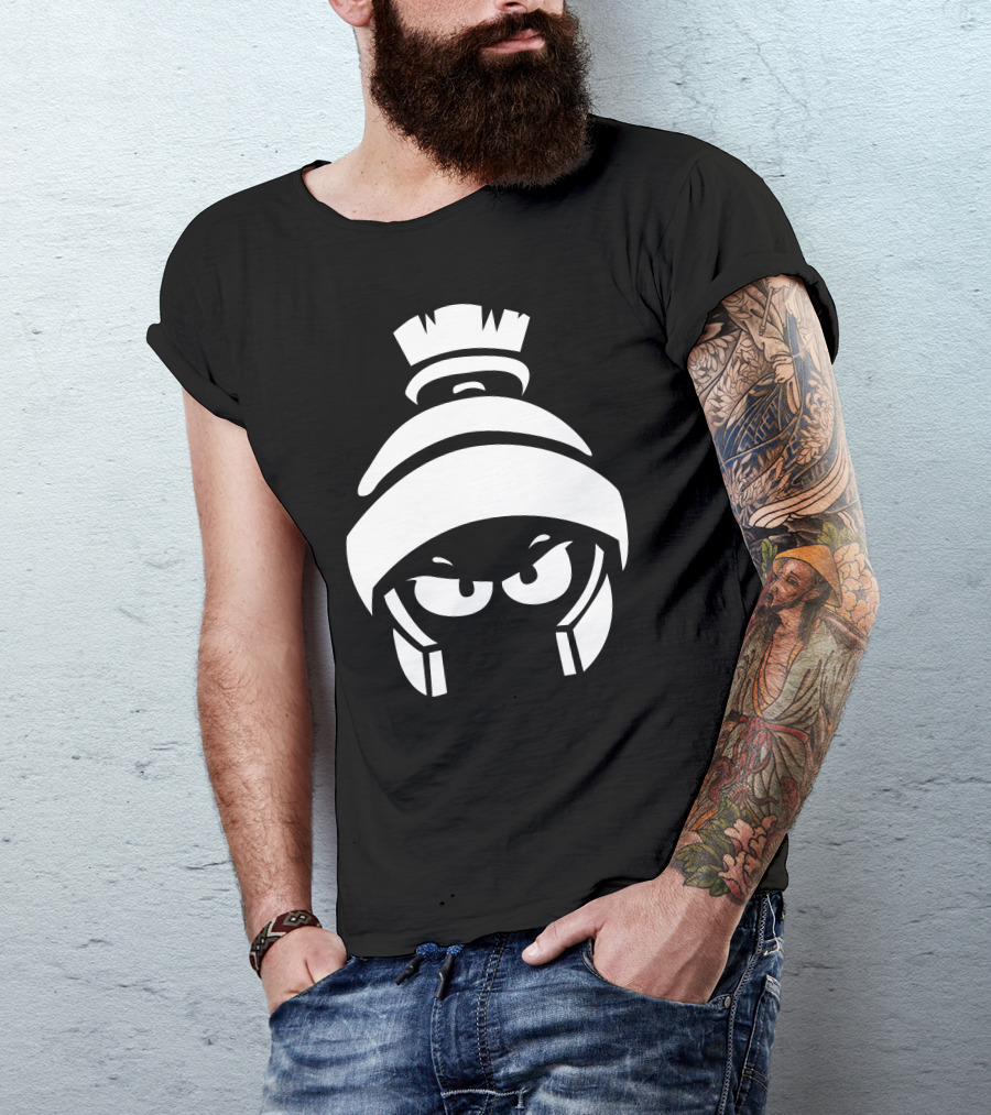 Marvin The Martian Kult Iconic Helmet T-Shirt