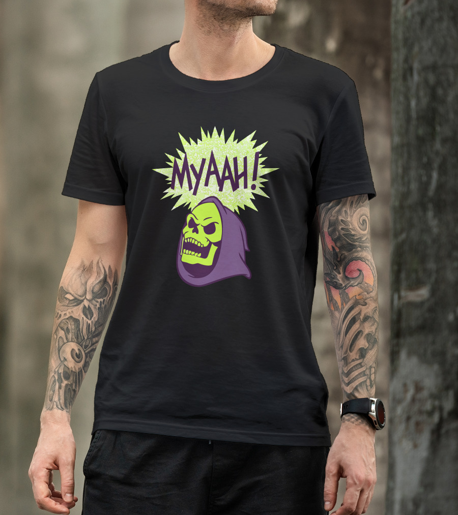 Myahh Skeletor Head Iconic Vintage He-Man Meme T-Shirt