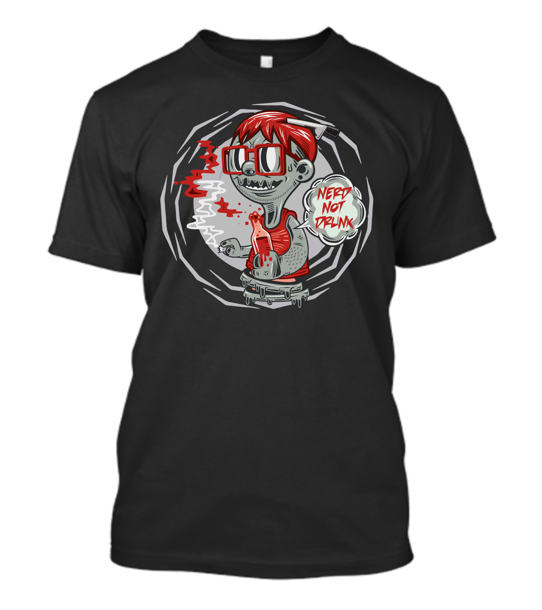 Nerd Boy Nerd Not Drunk T-Shirt