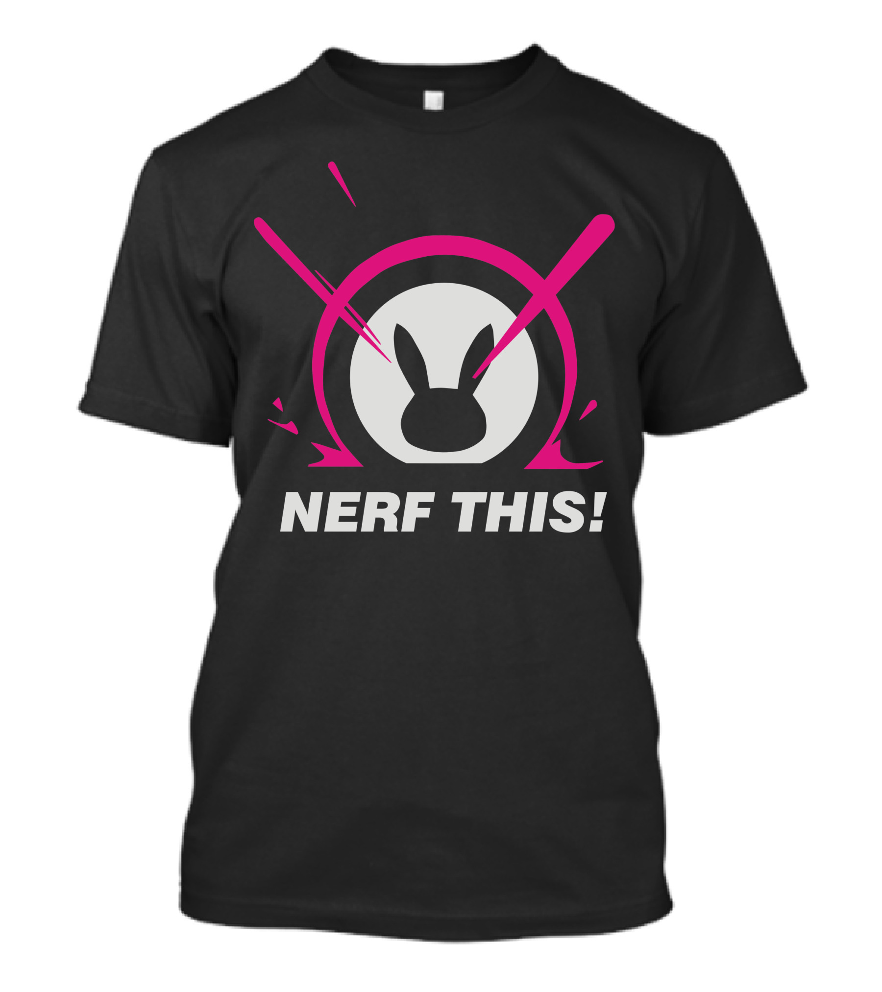 Nerf This D.Va Bunny Overwatch Iconic Emblem T-Shirt