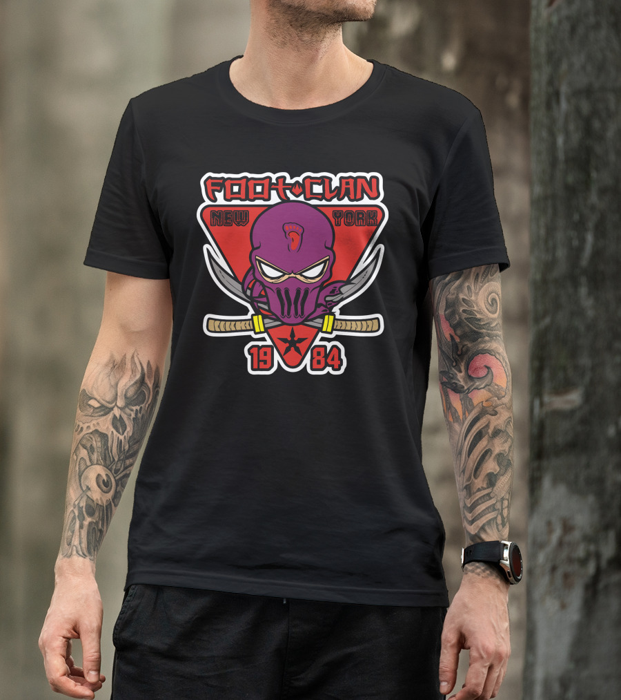 Foot Clan New York 1984 Ninja Mask Swords T-Shirt