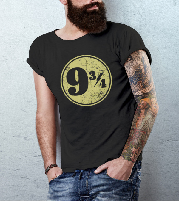 9 3/4 Platform Symbol Yellow Circle T-Shirt