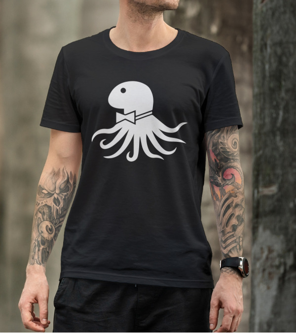 Octopus With Bow Tie In T-Shirt