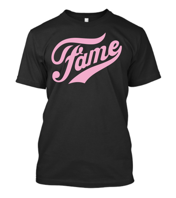 Fame Pink Script T-Shirt