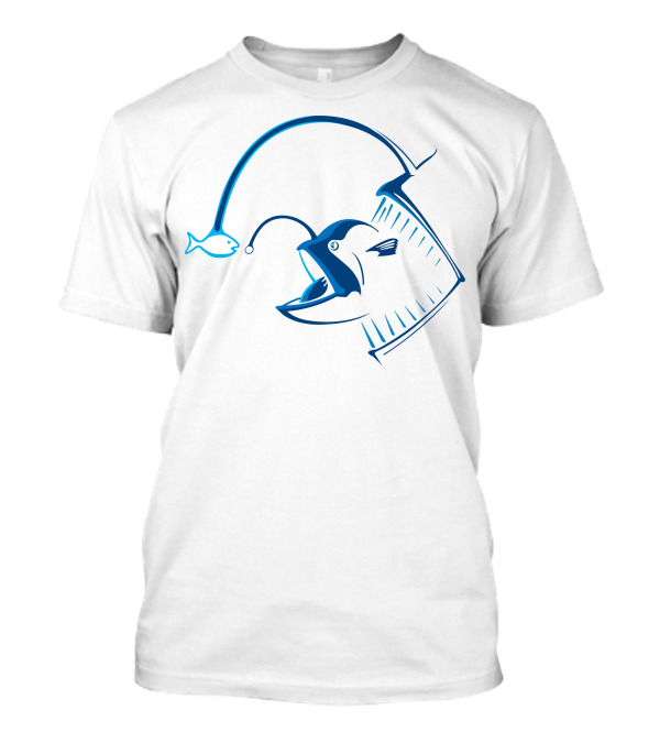 Out Baby Fished Deep Sea Angler Fish Hook T-Shirt