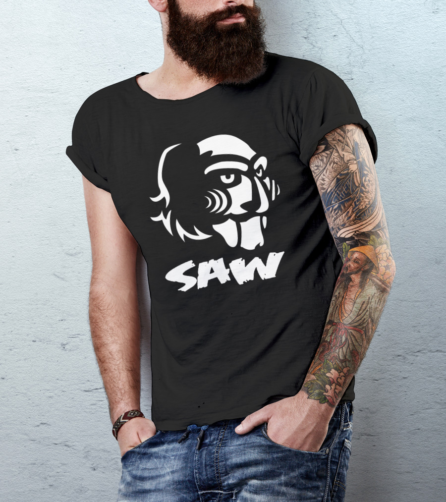 Saw Puppe Horror Mask T-Shirt