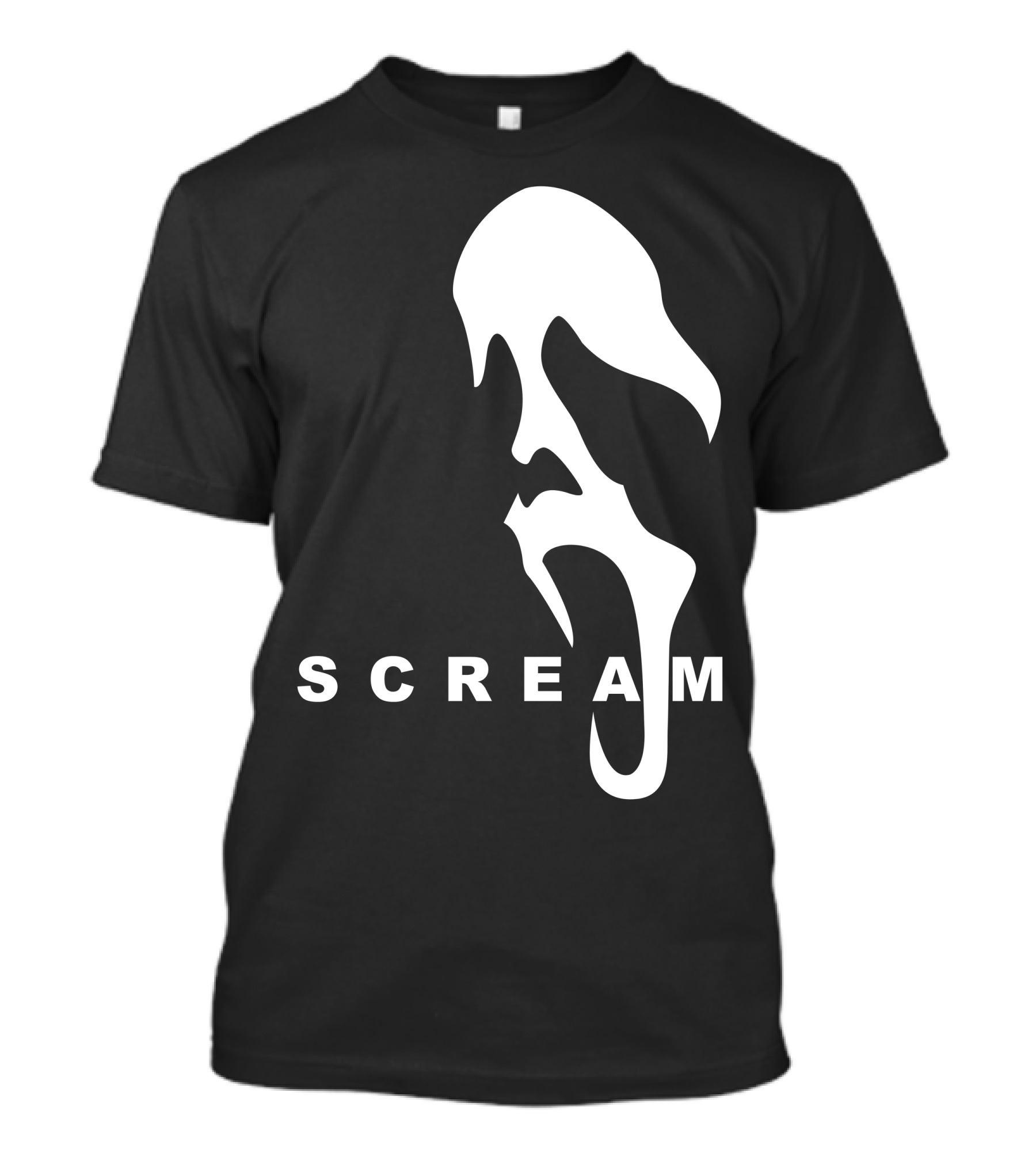 Scream Ghostface Slasher Horror Mask T-Shirt
