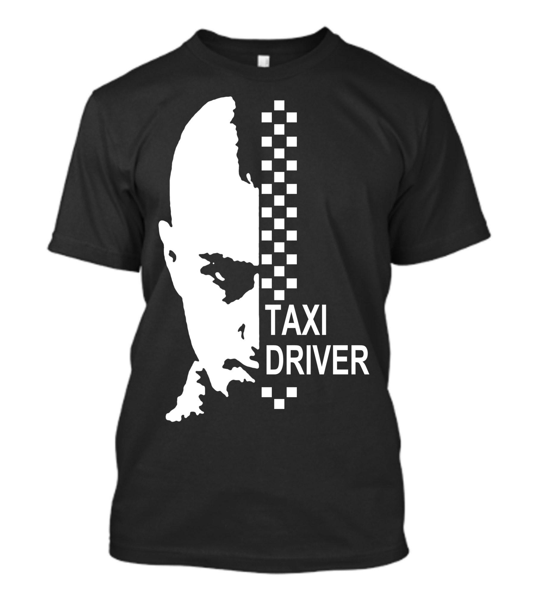 Taxi Driver Robert De Niro Checkerboard Face T-Shirt