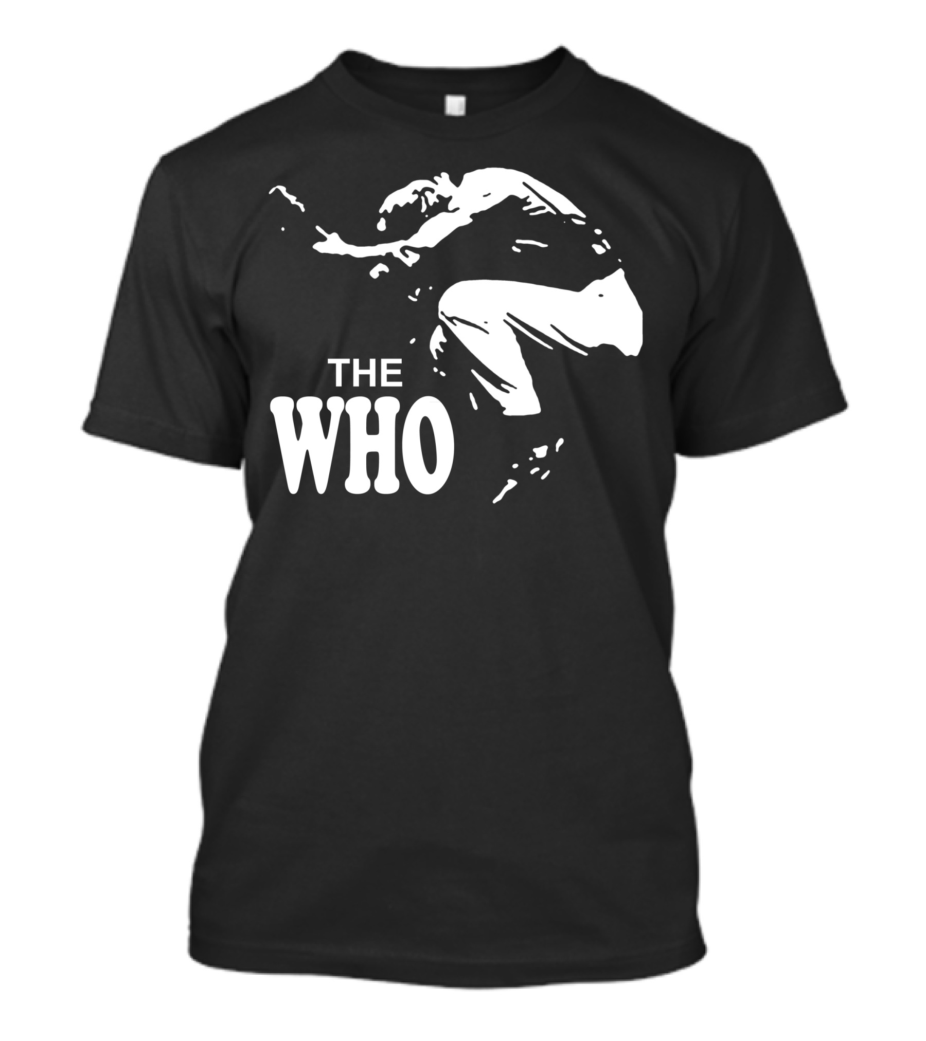 The Who Guitarist Stencil Jump T-Shirt