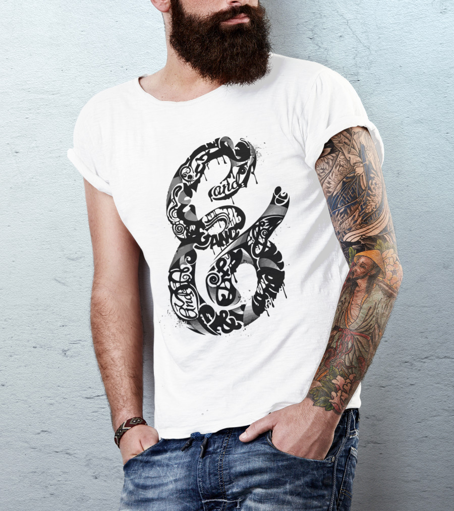 And Card Art Graffiti Style With Splatter Effects T-Shirt