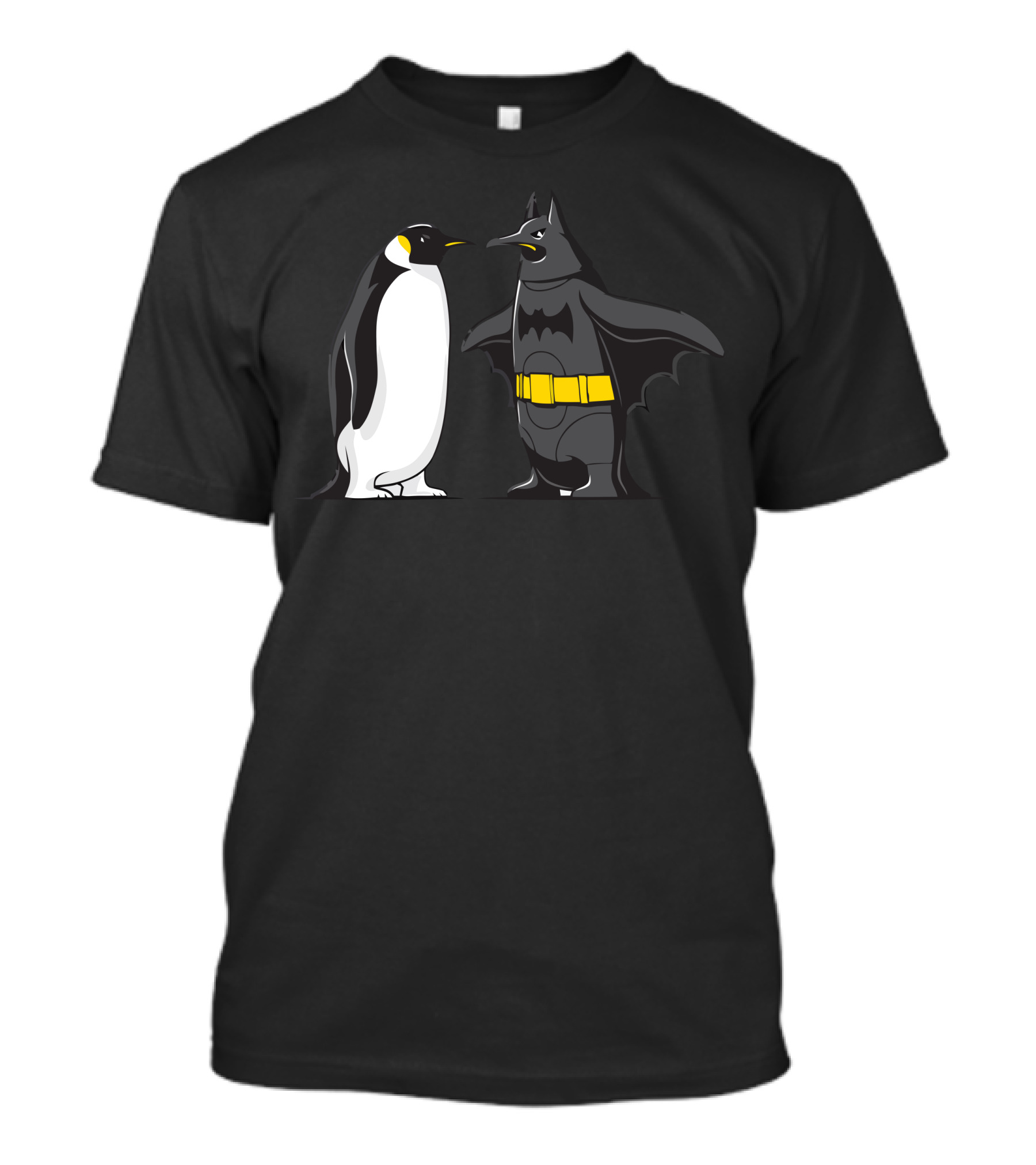 Arch Enemies Penguin Batman Showdown T-Shirt
