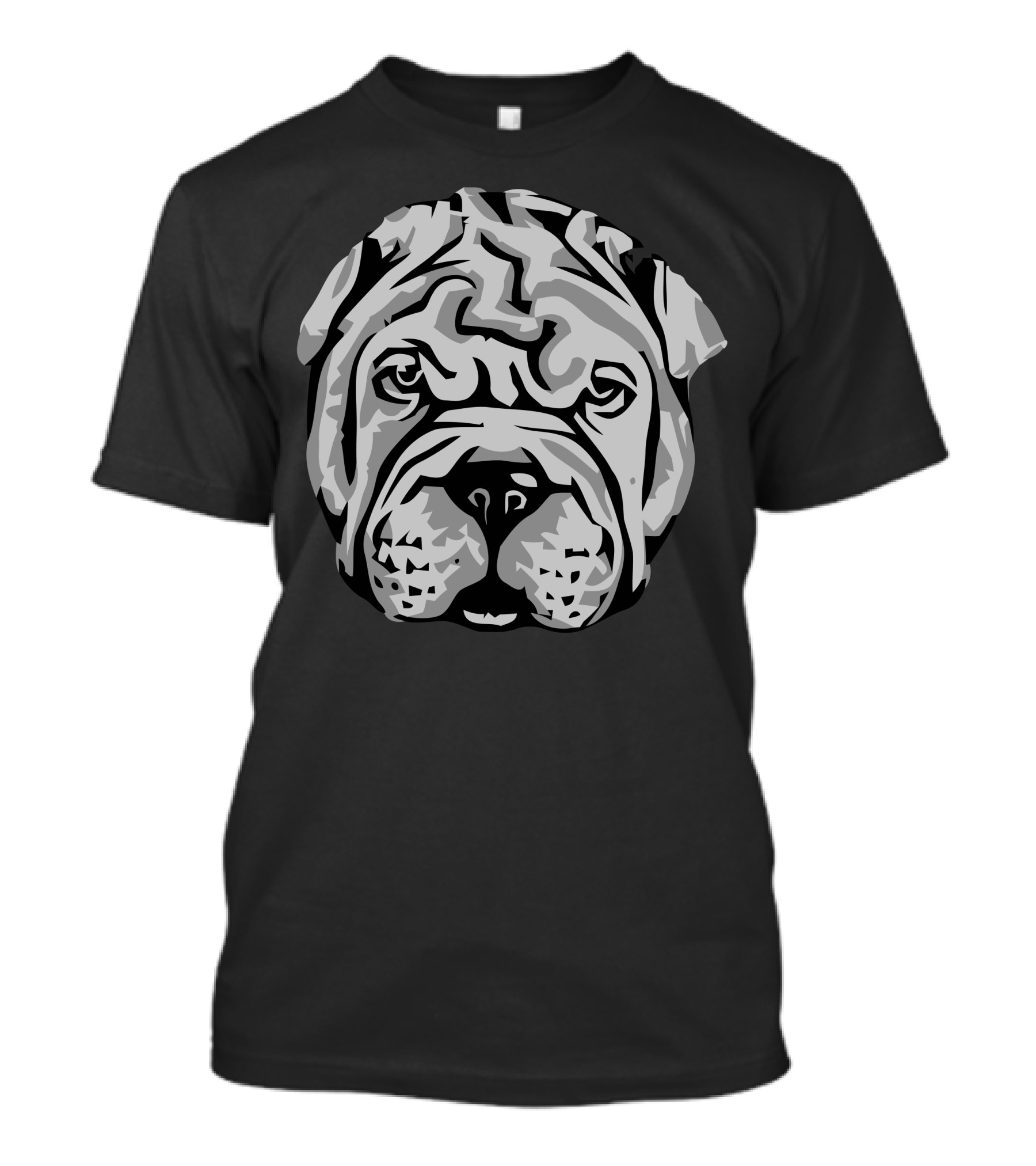 Ask Me About My Shar Pei Dog Face T-Shirt