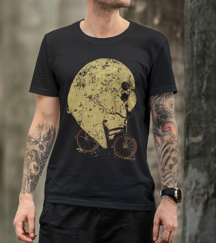 Bear Skull Cycling Adventure T-Shirt
