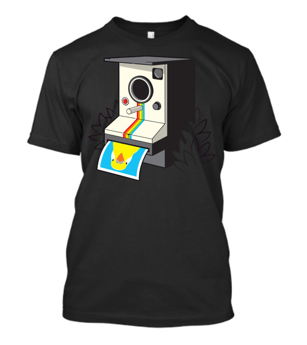 Bird Booth Vintage Camera Snapshot Bird от Polaroid T-Shirt