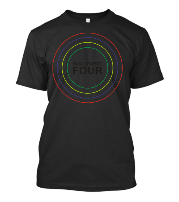 Bloc Party Four Indie Punk Rock Kele Pin Me Down Circles T-Shirt