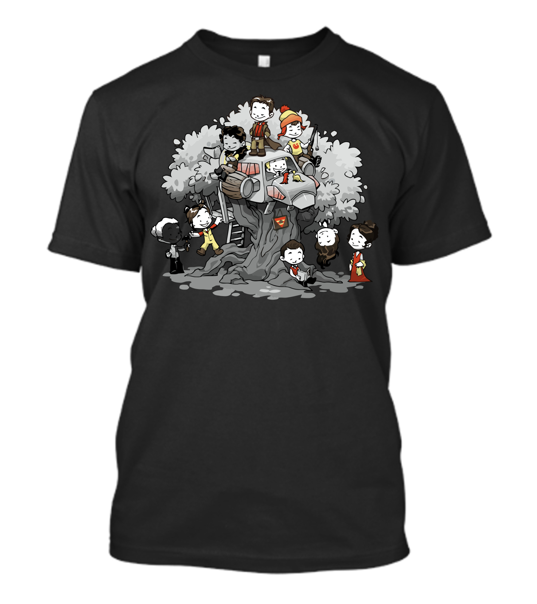 Browncoat Club Firefly Serenity Ship Treehouse Playful Crew T-Shirt