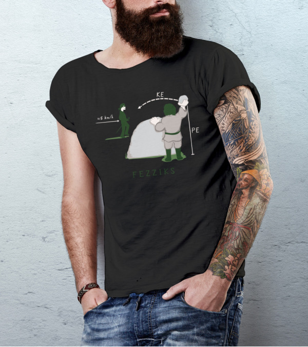 Brute Squad Science Physics Fezziks KE PE Iconic Scene T-Shirt