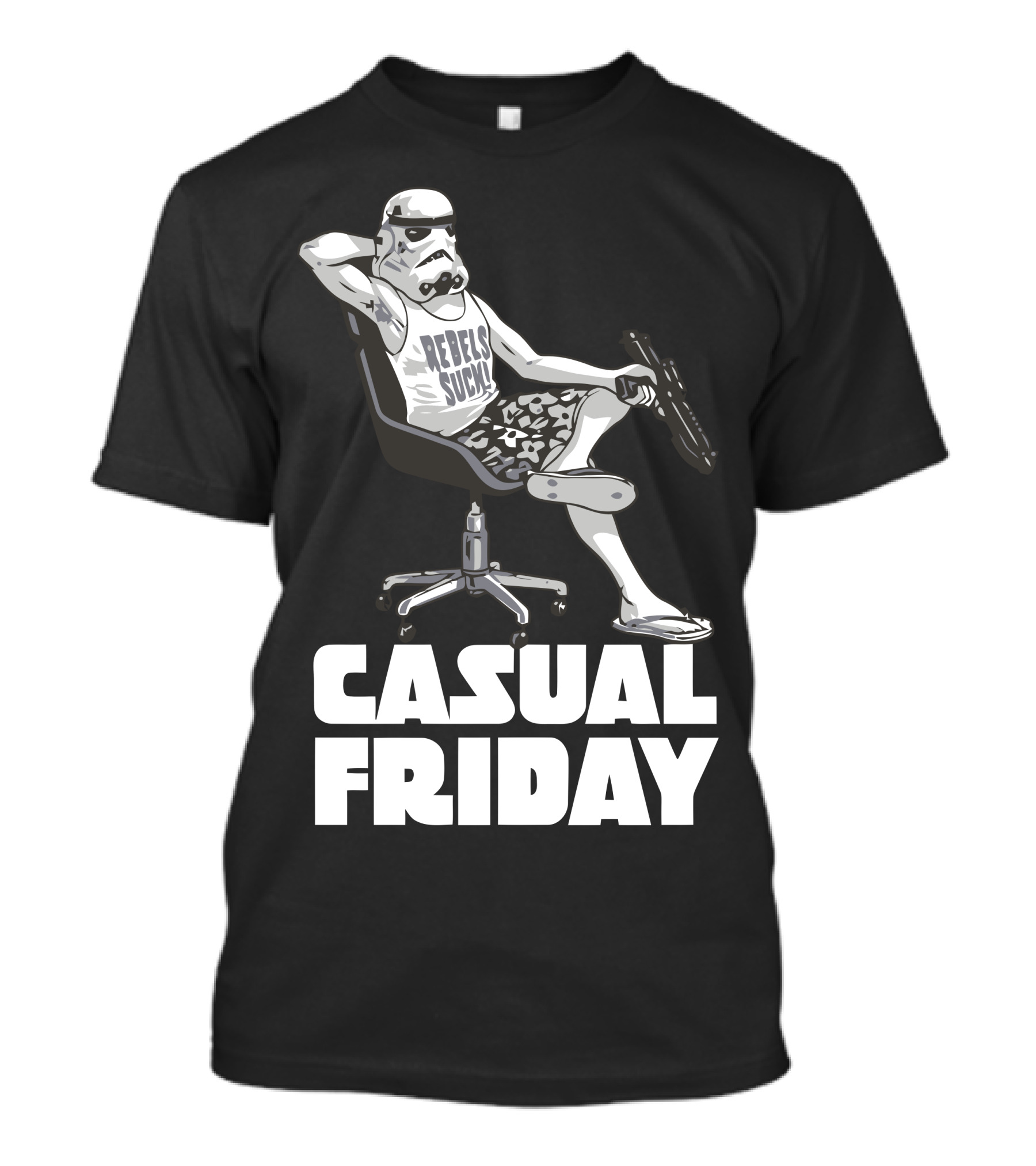 Star Wars Stormtrooper Rebels Suck Casual Friday T-Shirt