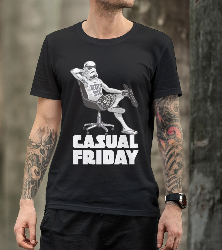 Star Wars Stormtrooper Rebels Suck Casual Friday T-Shirt