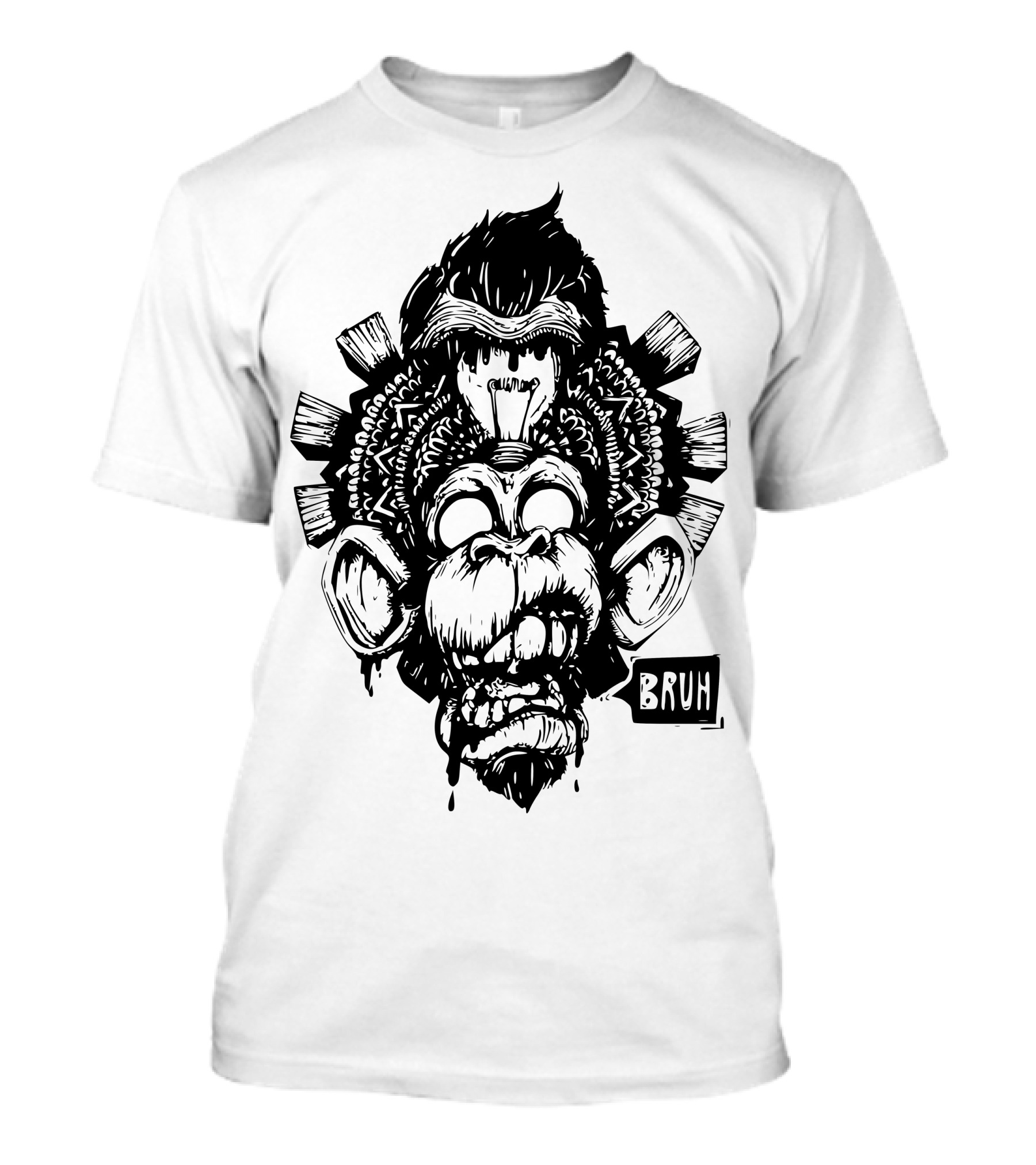 Monkey Mind Bruh Out T-Shirt