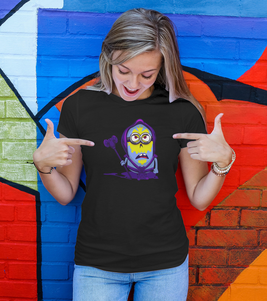 Myah Myah Minion Skeletor Crossover Costume T-Shirt