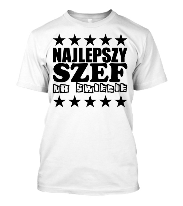 Najlepszy Szef Na Świecie Stars T-Shirt