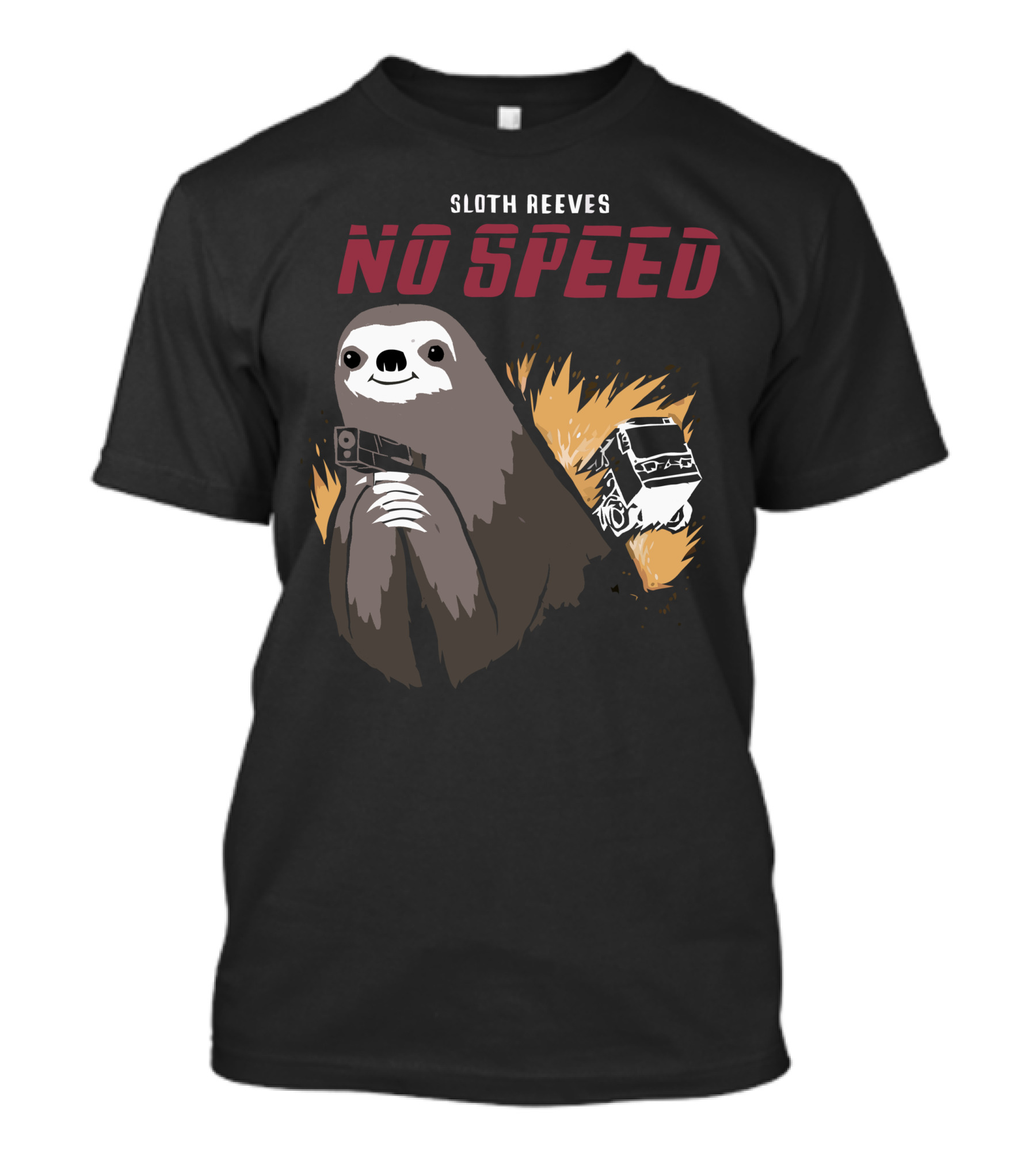 Sloth Reeves No Speed Bus Chase T-Shirt