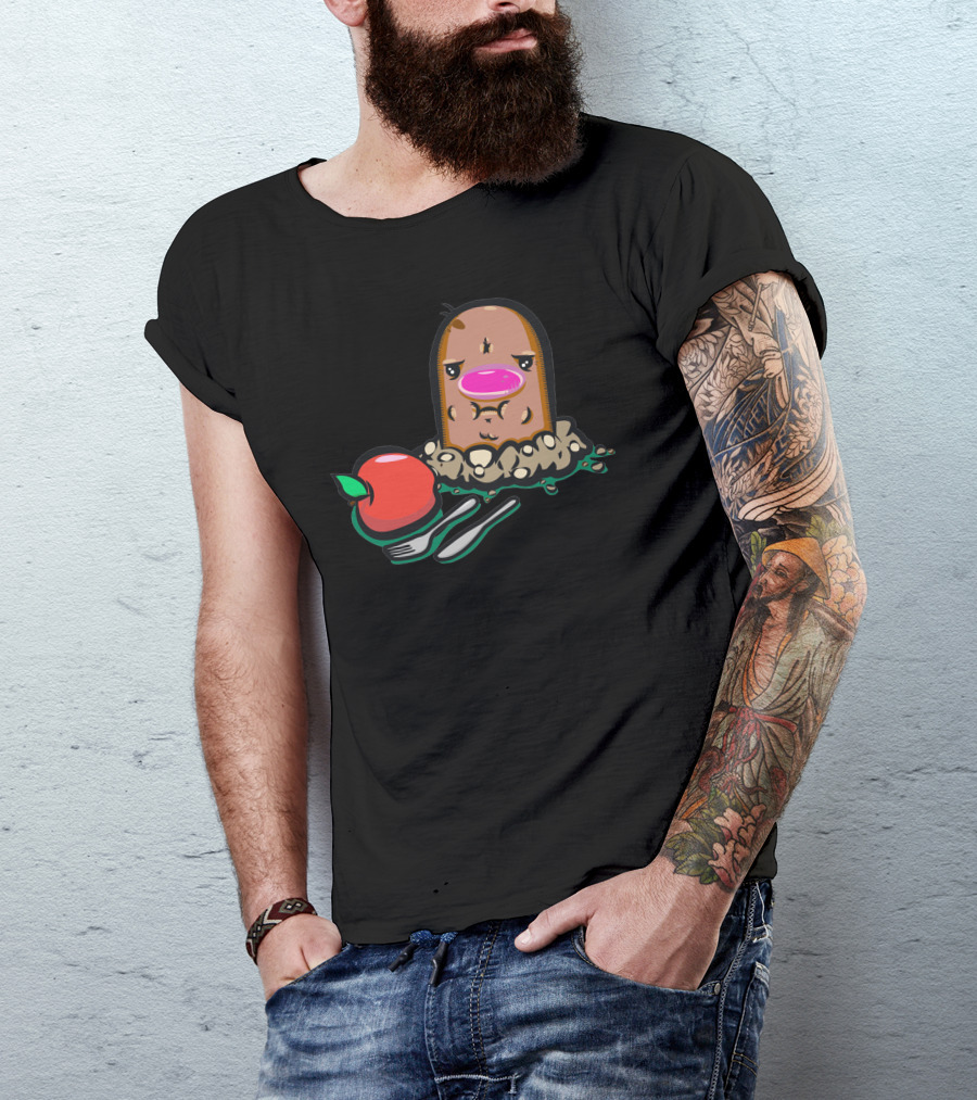 None For You Diglett Denying Dessert T-Shirt