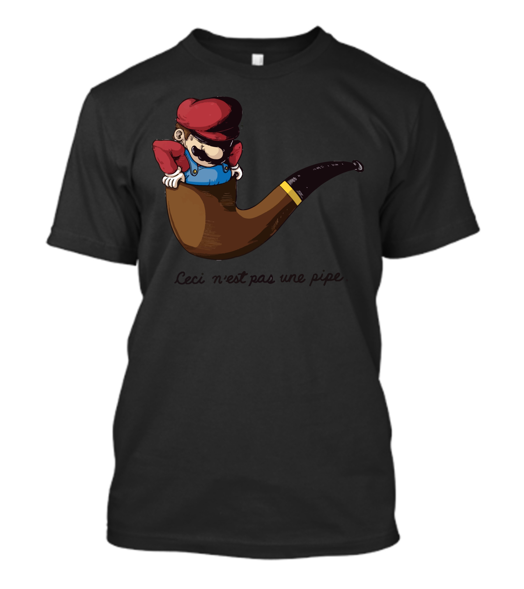 Ceci N'est Pas Une Pipe Mario T-Shirt