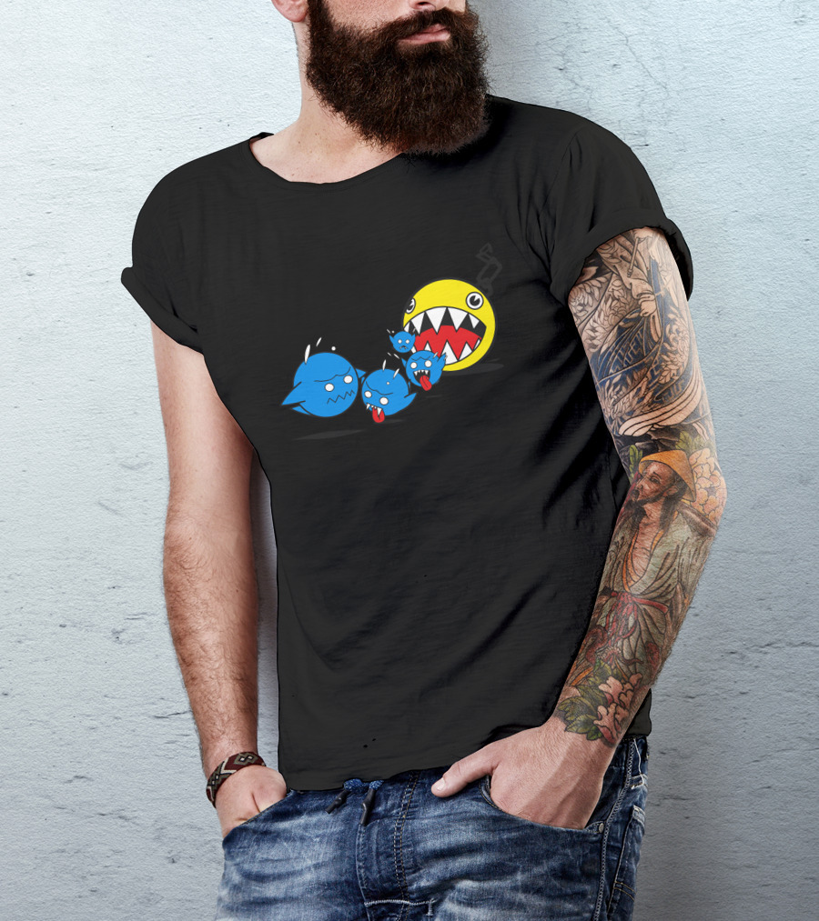 Pac Chain Comp Retro Monster Chase T-Shirt