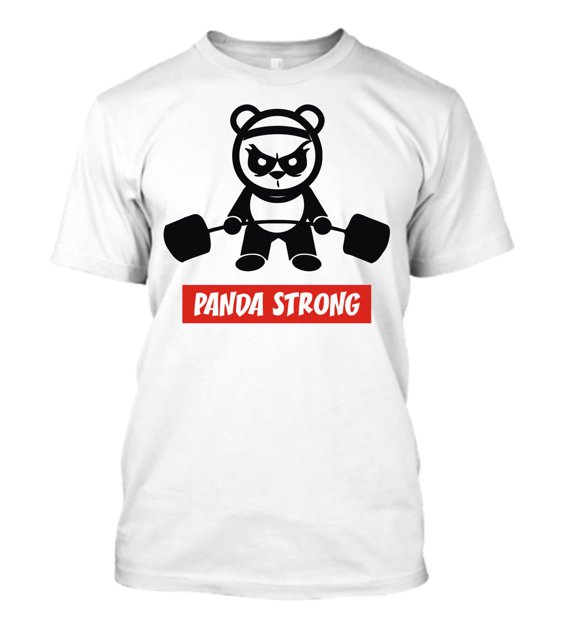 Panda Strong Powerlifting T-Shirt