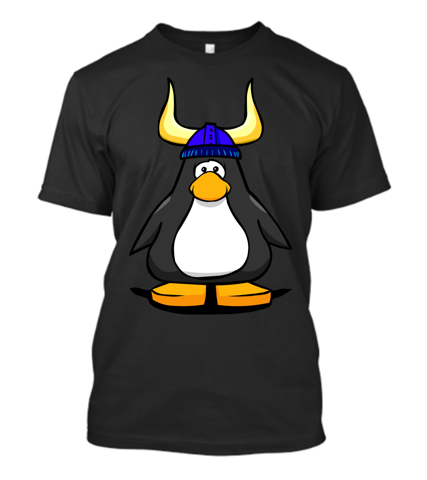 Vikings Penguin Horned Helmet Nordic T-Shirt
