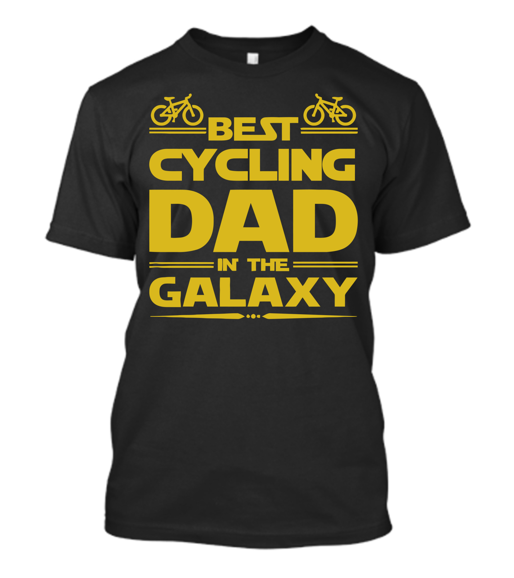 Best Cycling Dad In The Galaxy T-Shirt