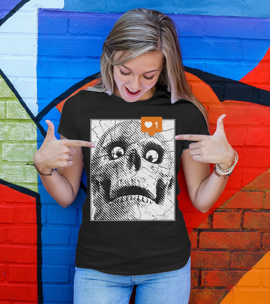 Bumming Off Cracked Smiley Face One Like T-Shirt