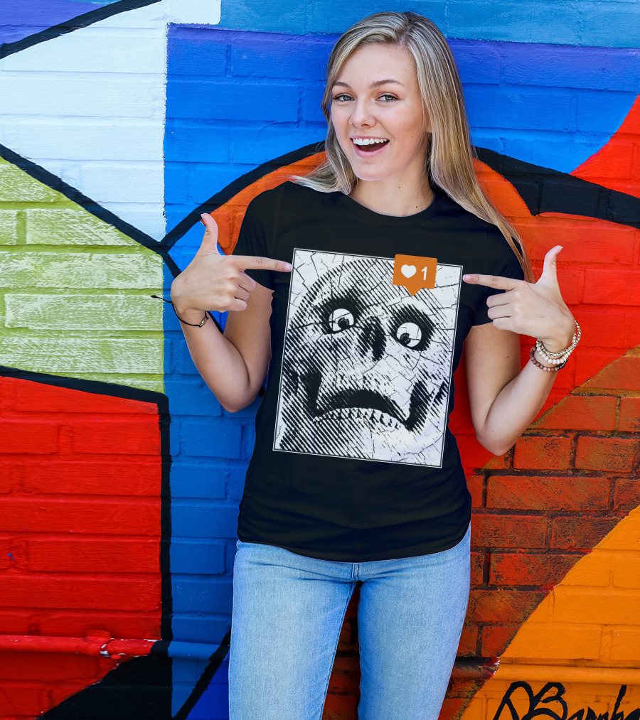 Bumming Off Cracked Smiley Face One Like T-Shirt