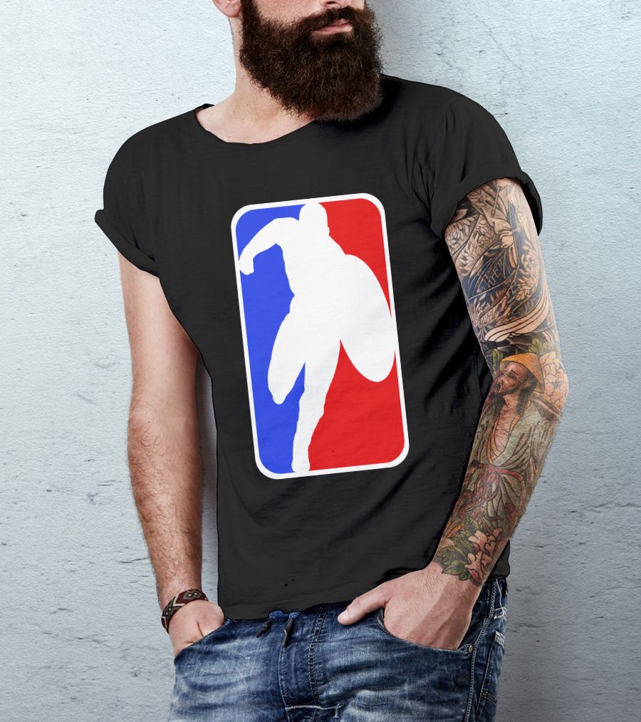 Captain NBA Style Shield Sports T-Shirt