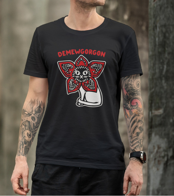 Demewgorgon Stranger Things Cat Monster T-Shirt