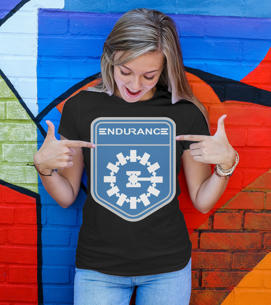 Endurance Interstellar Spacecraft Mission Patch T-Shirt