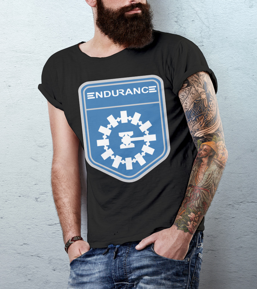 Endurance Interstellar Spacecraft Mission Patch T-Shirt