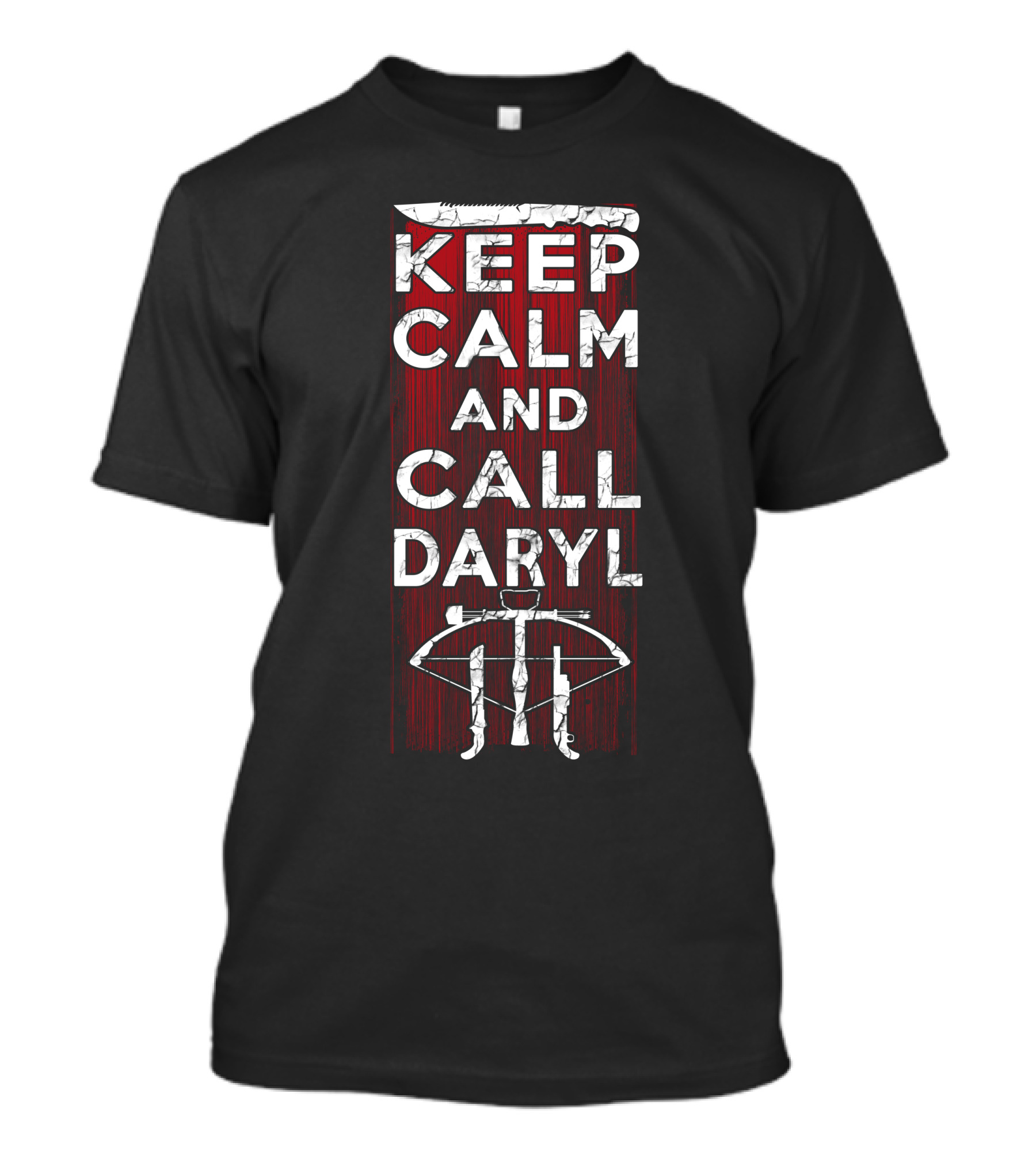 Keep Calm And Call Daryl Crossbow Knife T-Shirt