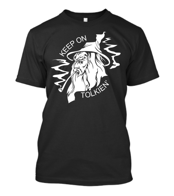 Keep On Tolkien Wizard Pipe T-Shirt