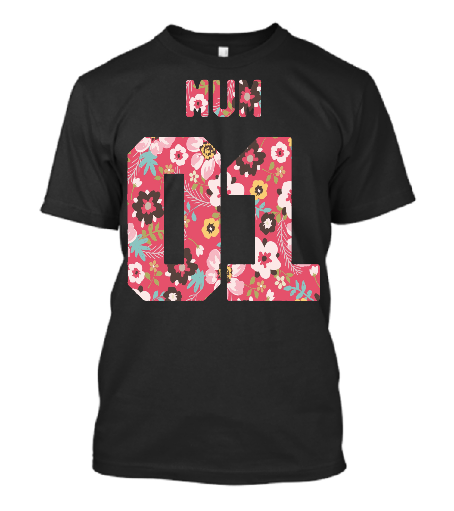 Mum 01 Floral T-Shirt