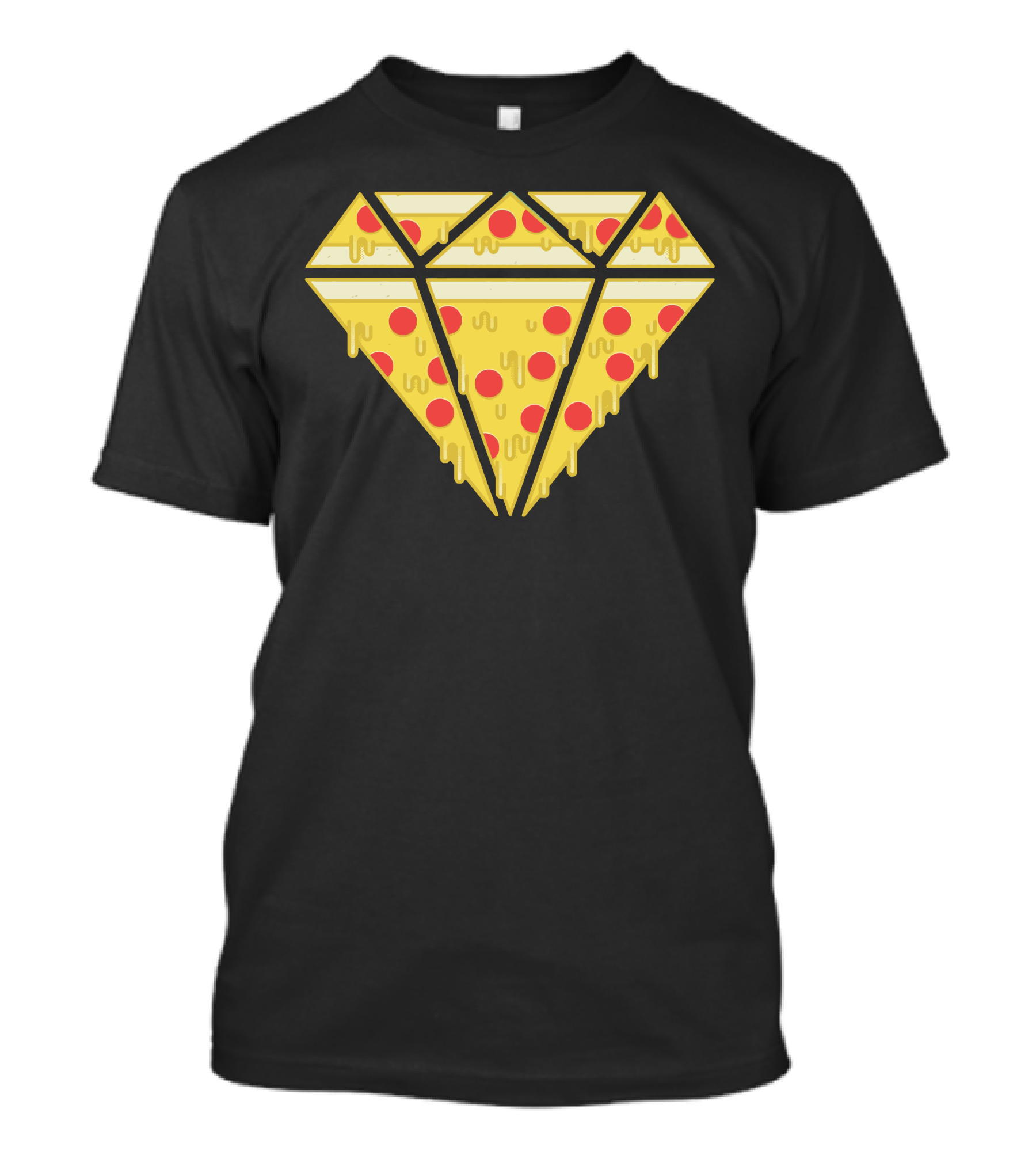 Pizzas Are Forever Diamond Slice Pizza T-Shirt