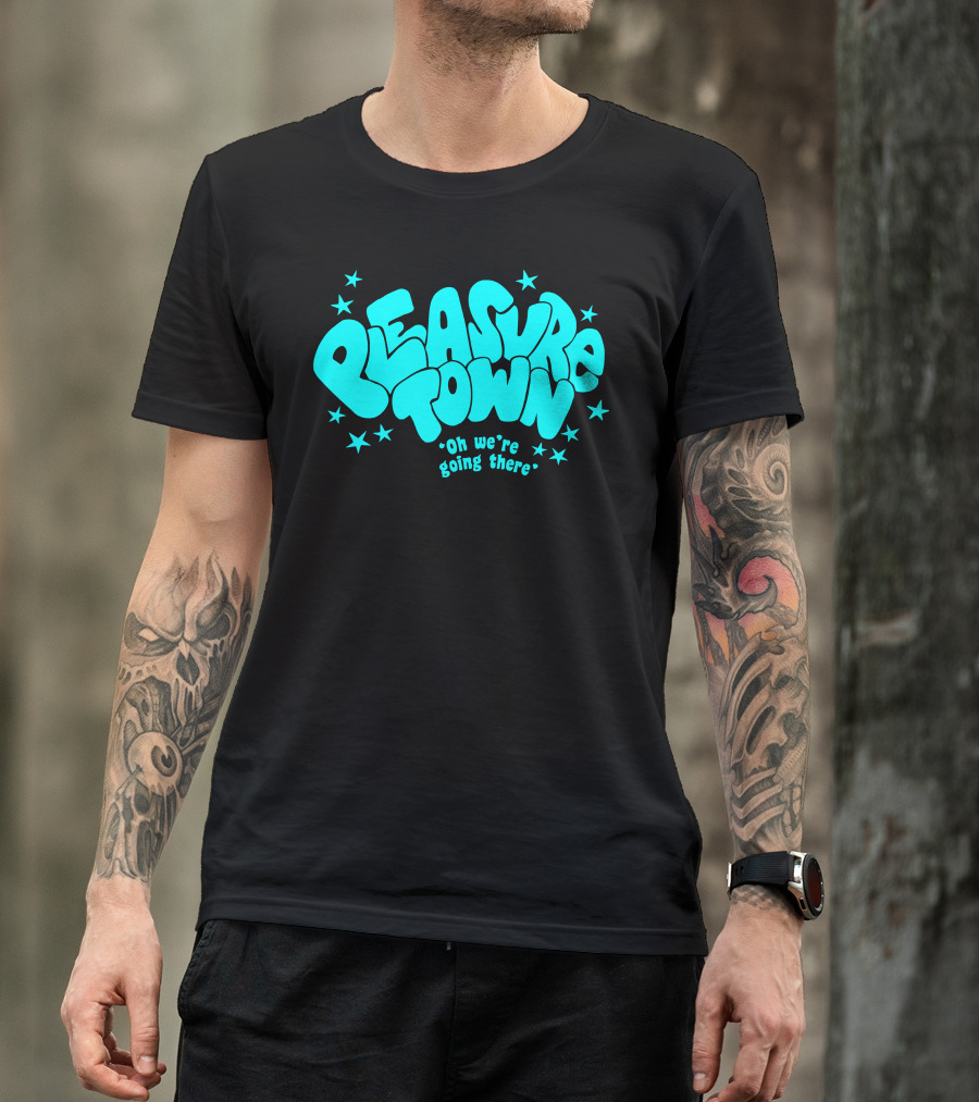 Pleasure Town Oh We're Going There Retro Stars T-Shirt