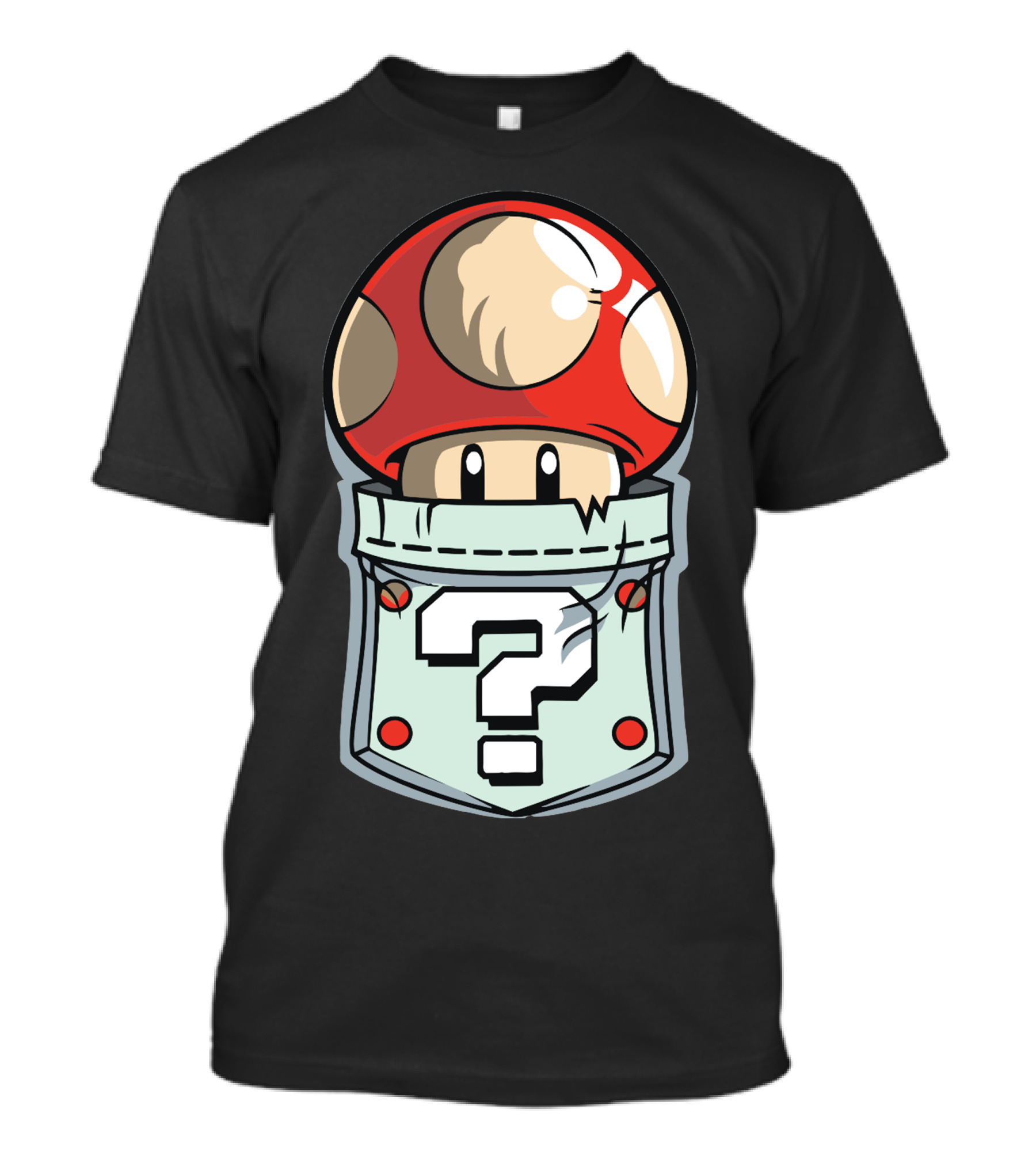 Pocket Power Mushroom Mystery Box T-Shirt