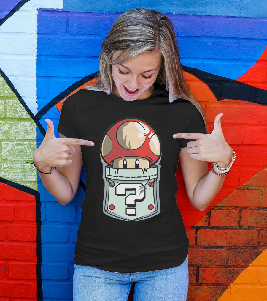 Pocket Power Mushroom Mystery Box T-Shirt