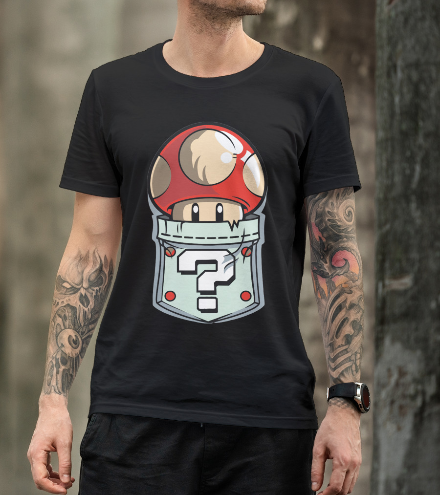 Pocket Power Mushroom Mystery Box T-Shirt
